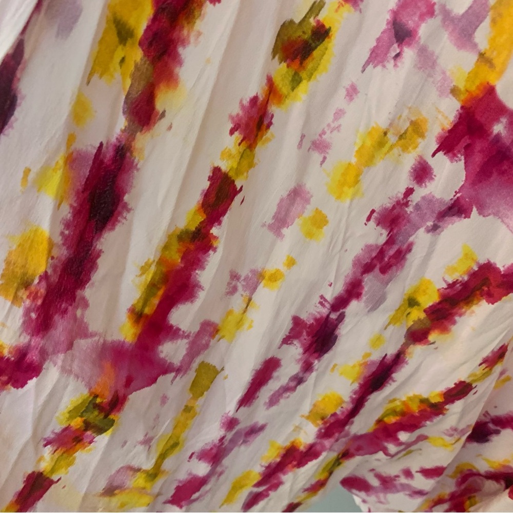 Anthropologie Tye Dye Combo Colorful Kimono Wrap - Picture 9 of 11